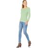 imageAmazon Essentials Womens LongSleeve Lightweight Crewneck Sweater Available in Plus SizeBright Mint Green