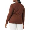 imageAmazon Essentials Womens LongSleeve Lightweight Crewneck Sweater Available in Plus SizeBrown