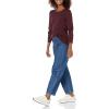 imageAmazon Essentials Womens LongSleeve Lightweight Crewneck Sweater Available in Plus SizeBurgundy