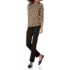 imageAmazon Essentials Womens LongSleeve Lightweight Crewneck Sweater Available in Plus SizeCamel Cheetah