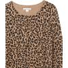 imageAmazon Essentials Womens LongSleeve Lightweight Crewneck Sweater Available in Plus SizeCamel Cheetah