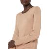 imageAmazon Essentials Womens LongSleeve Lightweight Crewneck Sweater Available in Plus SizeCamel Heather