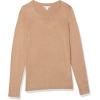 imageAmazon Essentials Womens LongSleeve Lightweight Crewneck Sweater Available in Plus SizeCamel Heather
