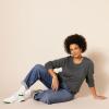 imageAmazon Essentials Womens LongSleeve Lightweight Crewneck Sweater Available in Plus SizeCharcoal Heather