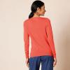 imageAmazon Essentials Womens LongSleeve Lightweight Crewneck Sweater Available in Plus SizeCoral Pink