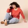 imageAmazon Essentials Womens LongSleeve Lightweight Crewneck Sweater Available in Plus SizeCoral Pink