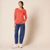 imageAmazon Essentials Womens LongSleeve Lightweight Crewneck Sweater Available in Plus SizeCoral Pink
