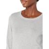 imageAmazon Essentials Womens LongSleeve Lightweight Crewneck Sweater Available in Plus SizeLight Grey Heather