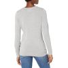 imageAmazon Essentials Womens LongSleeve Lightweight Crewneck Sweater Available in Plus SizeLight Grey Heather