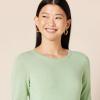 imageAmazon Essentials Womens LongSleeve Lightweight Crewneck Sweater Available in Plus SizeLight Jade Green