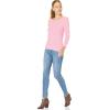 imageAmazon Essentials Womens LongSleeve Lightweight Crewneck Sweater Available in Plus SizeLight Pink