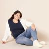 imageAmazon Essentials Womens LongSleeve Lightweight Crewneck Sweater Available in Plus SizeNavy
