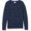 imageAmazon Essentials Womens LongSleeve Lightweight Crewneck Sweater Available in Plus SizeNavy Cheetah