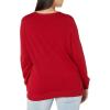 imageAmazon Essentials Womens LongSleeve Lightweight Crewneck Sweater Available in Plus SizeRed