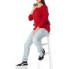 imageAmazon Essentials Womens LongSleeve Lightweight Crewneck Sweater Available in Plus SizeRed
