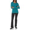 imageAmazon Essentials Womens LongSleeve Lightweight Crewneck Sweater Available in Plus SizeTeal Blue