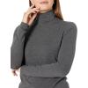 imageAmazon Essentials Womens LongSleeve Turtleneck Available in Plus SizeCharcoal Heather