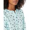 imageAmazon Essentials Womens LongSleeve Woven BlouseAqua Blue Poppy