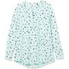 imageAmazon Essentials Womens LongSleeve Woven BlouseAqua Blue Poppy