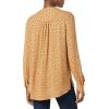 imageAmazon Essentials Womens LongSleeve Woven BlouseBlack Camel Dots