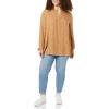 imageAmazon Essentials Womens LongSleeve Woven BlouseBlack Camel Dots