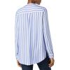 imageAmazon Essentials Womens LongSleeve Woven BlouseBlue Stripe