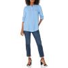imageAmazon Essentials Womens LongSleeve Woven BlouseFrench Blue