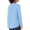 imageAmazon Essentials Womens LongSleeve Woven BlouseFrench Blue
