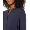 imageAmazon Essentials Womens LongSleeve Woven BlouseNavy