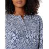 imageAmazon Essentials Womens LongSleeve Woven BlouseNavy White Petals