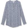 imageAmazon Essentials Womens LongSleeve Woven BlouseNavy White Petals