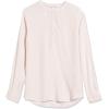 imageAmazon Essentials Womens LongSleeve Woven BlousePink White Vertical Stripe