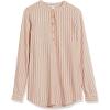 imageAmazon Essentials Womens LongSleeve Woven BlouseTerracotta French Stripe