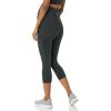 imageAmazon Essentials Womens Maternity Active Sculpt Pregnancy Workout Crop LeggingsBlack