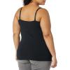 imageAmazon Essentials Womens Maternity Nursing Friendly Camisole with Adjustable Straps and Builtin Shelf Bra Pack of 2Black