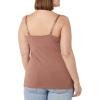 imageAmazon Essentials Womens Maternity Nursing Friendly Camisole with Adjustable Straps and Builtin Shelf Bra Pack of 2BlackBrown