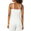 imageAmazon Essentials Womens Maternity Nursing Friendly Camisole with Adjustable Straps and Builtin Shelf Bra Pack of 2BlackWhite