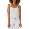 imageAmazon Essentials Womens Maternity Nursing Friendly Camisole with Adjustable Straps and Builtin Shelf Bra Pack of 2Light Grey Heather