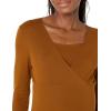 imageAmazon Essentials Womens Maternity Nursing VNeck TopDark Chestnut Brown