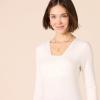 imageAmazon Essentials Womens Maternity Nursing VNeck TopIvory