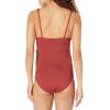 imageAmazon Essentials Womens Maternity VNeck SwimsuitBrick Red