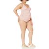imageAmazon Essentials Womens Maternity VNeck SwimsuitPale Peach Micro Floral