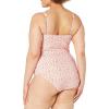 imageAmazon Essentials Womens Maternity VNeck SwimsuitPale Peach Micro Floral