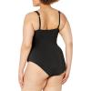 imageAmazon Essentials Womens Maternity VNeck SwimsuitWashed Black