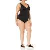 imageAmazon Essentials Womens Maternity VNeck SwimsuitWashed Black