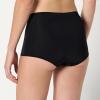 imageAmazon Essentials Womens Microfiber High Waisted Boyshort Pack of 6Black