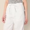 imageAmazon Essentials Womens MidRise Baggy LooseFit WideLeg Parachute PantsWhite