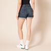 imageAmazon Essentials Womens MidRise Slim Fit 4quot Denim ShortsDark Denim