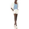 imageAmazon Essentials Womens MidRise SlimFit 35 Inch Inseam Khaki ShortCream