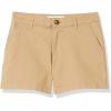 imageAmazon Essentials Womens MidRise SlimFit 35 Inch Inseam Khaki ShortKhaki Brown